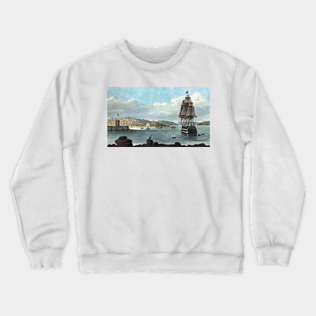 Augustus Earle Sydney from Pinchgut Island Crewneck Sweatshirt by pdpress